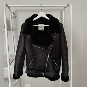Faux jacket aviator Zara